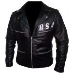 BSA George Michael Rockers Revenge Black Leather Jacket