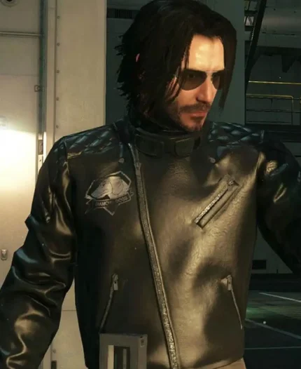 Johnny Silverhand Men's Leather Jacket | Cyberpunk 2077