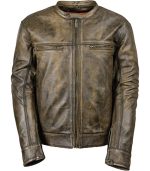Men's motorcycle Distressed Leather Jacket