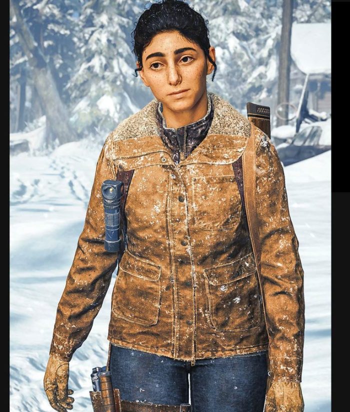 The Last Of Us Part II Dina Brown Leather Jacket