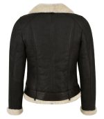 Women's Faux Fur Shearling Leather Jacket