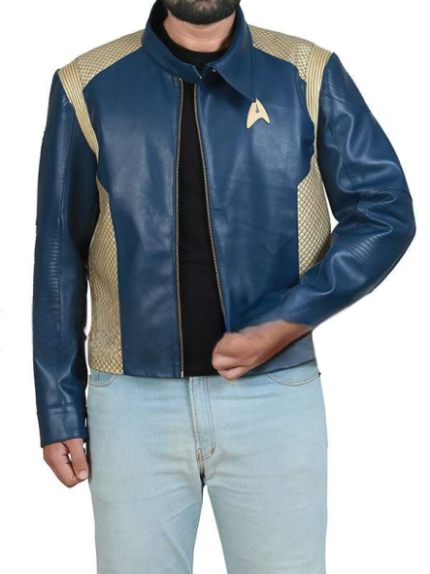 StarTrek Discovery Captain Pike Blue Jacket