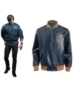 Leon Kennedy Resident Evil Blue Jacket