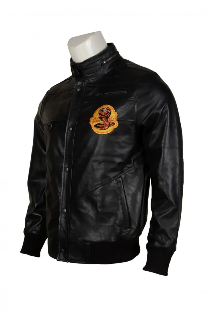 Cobra Kae Black Motorcycle Leather Jacket