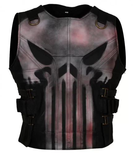 John Bernthal The Punisher Leather Vest