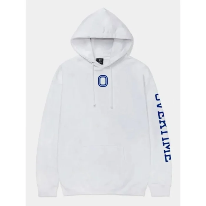 Pullover Unisex Overtime Hoodie-White
